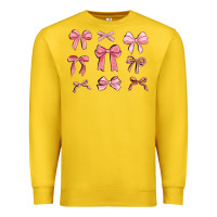 Lemon pink ribbons Premium Sweatshirt - MaliasSmallBusiness