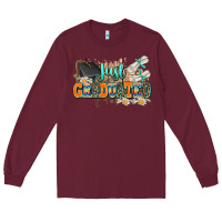 Burgundy just graduated Long Sleeve Tee - AdoDesignShop