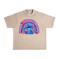 French Oak stitch rainbow Urban Heavy Tee - Zillion Design Studio
