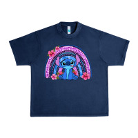 Navy stitch rainbow Urban Heavy Tee - Zillion Design Studio