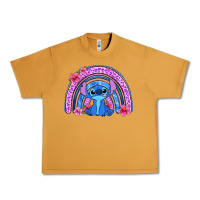 Peanut Butter stitch rainbow Urban Heavy Tee - Zillion Design Studio