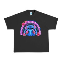 Pigment Black stitch rainbow Urban Heavy Tee - Zillion Design Studio