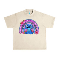 Sandshell stitch rainbow Urban Heavy Tee - Zillion Design Studio