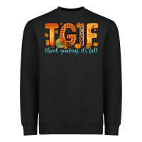 Black tgif thank goodness it s fall Heavyweight Sweatshirt - Zillion Design Studio