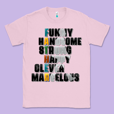 Father Words Classic Tee Designed By Adodesignshop