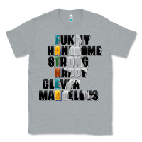Heather Grey father words Classic Tee - AdoDesignShop