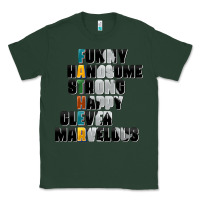 Sports Green father words Classic Tee - AdoDesignShop