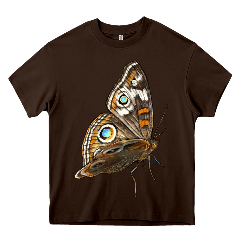 Flying Common Buckeye Butterfly Heavy Core Tee by LillyAllenDesigns | Teevron