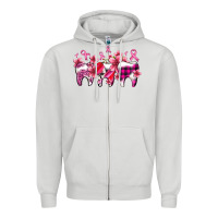 Dove Grey cancer ribbon with teeth Zipper Hoodie - AdoDesignShop