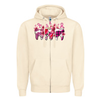Sandshell cancer ribbon with teeth Zipper Hoodie - AdoDesignShop
