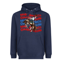 Navy make america cowboy again Heavyweight Hoodie - MaliasSmallBusiness