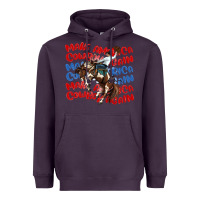 Plum make america cowboy again Heavyweight Hoodie - MaliasSmallBusiness