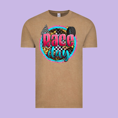Race Day Vintage Tee Designed By Zillion Design Studio