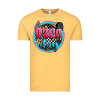 Vintage Mustard race day Vintage Tee - Zillion Design Studio