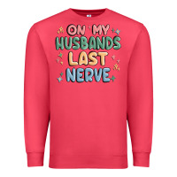 Cardinal on my husbands last last nerve Premium Sweatshirt - MaliasSmallBusiness
