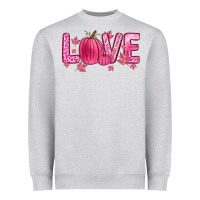 Love Breast Cancer Heavyweight Sweatshirt | Teevron