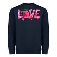 Navy love breast cancer Heavyweight Sweatshirt - Zillion Design Studio