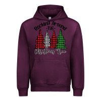 Mauve Wine rocking around the christmas tree Urban Hoodie - Bettercallsaul