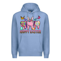 Colony Blue Happy Easter Dental And Egg Premium Hoodie - BundleAndBundleShop