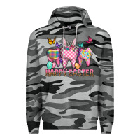 Slate Camo Happy Easter Dental And Egg Premium Hoodie - BundleAndBundleShop