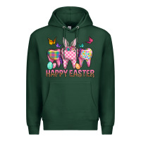 Sports Green Happy Easter Dental And Egg Premium Hoodie - BundleAndBundleShop