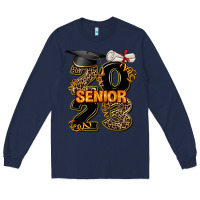 Navy gold senıor 2023 Long Sleeve Tee - AdoDesignShop