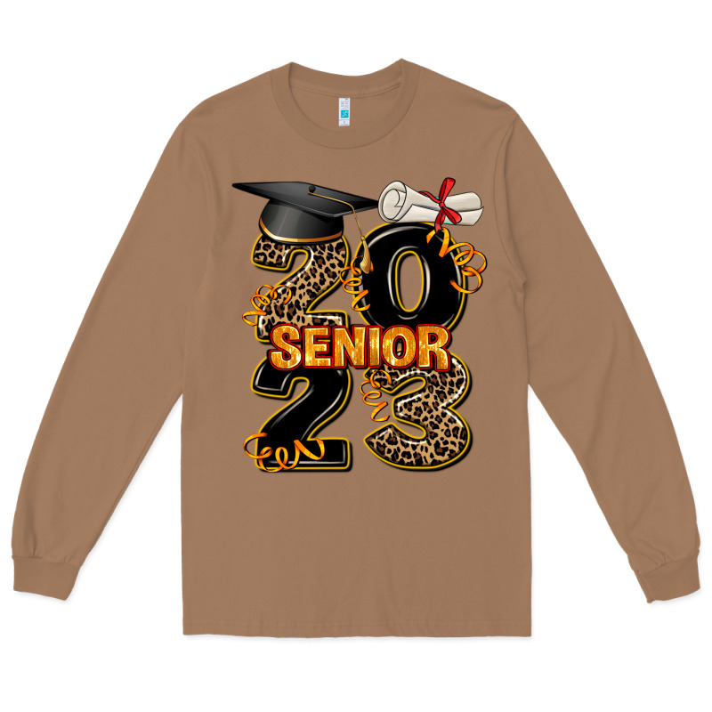 Gold Senıor 2023 Long Sleeve Tee by AdoDesignShop | Teevron