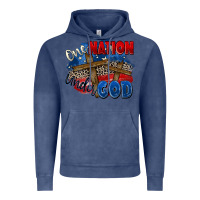 Vintage Denim one nation under god Vintage Hoodie - Zillion Design Studio