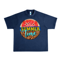 Navy summer time watermelon Urban Heavy Tee - BarkalooDesign