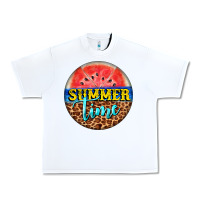 White summer time watermelon Urban Heavy Tee - BarkalooDesign
