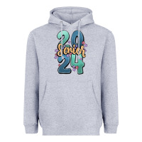 Heather Grey senior 2024 Heavyweight Hoodie - MaliasSmallBusiness