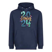 Navy senior 2024 Heavyweight Hoodie - MaliasSmallBusiness