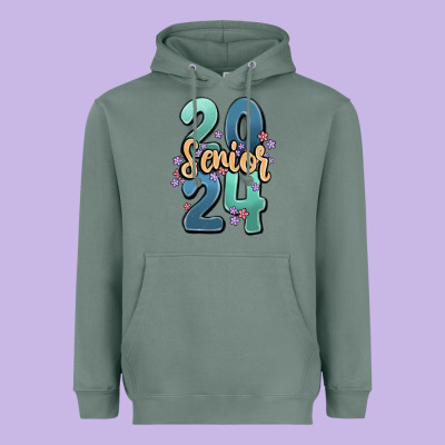 Senior 2024 Heavyweight Hoodie Designed By Maliassmallbusiness