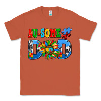 Copper ausome autism dad Classic Tee - AdoDesignShop