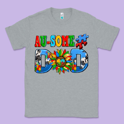 Ausome Autism Dad Classic Tee Designed By Adodesignshop