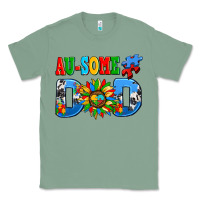 Sage ausome autism dad Classic Tee - AdoDesignShop
