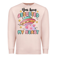 Pale Pink you have abducted my heart Premium Sweatshirt - MaliasSmallBusiness