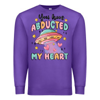 Purple you have abducted my heart Premium Sweatshirt - MaliasSmallBusiness