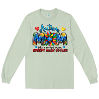 Matcha autism mom like a normal mom except much cooler Long Sleeve Tee - JahusDesignShop