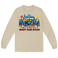 Mushroom autism mom like a normal mom except much cooler Long Sleeve Tee - JahusDesignShop