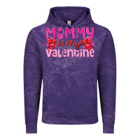Cloud Purple mommy is valentine Vintage Hoodie - texasbilliewilder