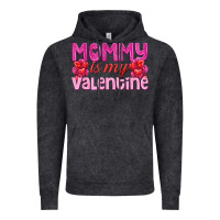 Vintage Black mommy is valentine Vintage Hoodie - texasbilliewilder