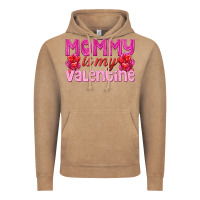 Mommy Is Valentine Vintage Hoodie | Teevron