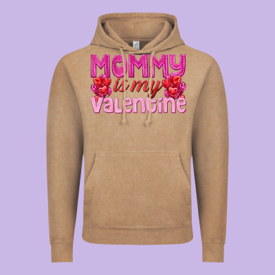 Vintage Hoodie mommy is valentine