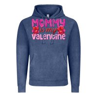 Vintage Denim mommy is valentine Vintage Hoodie - texasbilliewilder