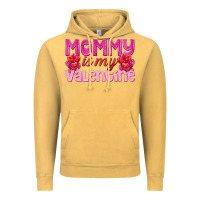Vintage Mustard mommy is valentine Vintage Hoodie - texasbilliewilder
