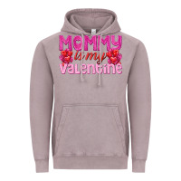 Vintage Zinc mommy is valentine Vintage Hoodie - texasbilliewilder