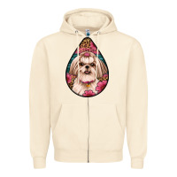 Sandshell shih tzu teardrop earrings Zipper Hoodie - Artiststas