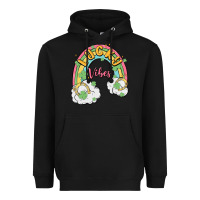 Black lucky vibes Heavyweight Hoodie - MaliasSmallBusiness