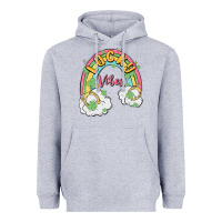 Heather Grey lucky vibes Heavyweight Hoodie - MaliasSmallBusiness